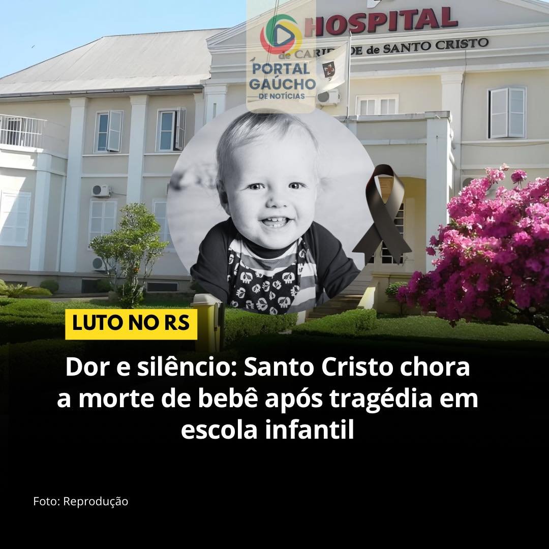 Santo Cristo chora a perda de bebê após tragédia em escola infantil 1 653699869 1538589427830796 2994306075597433562 n