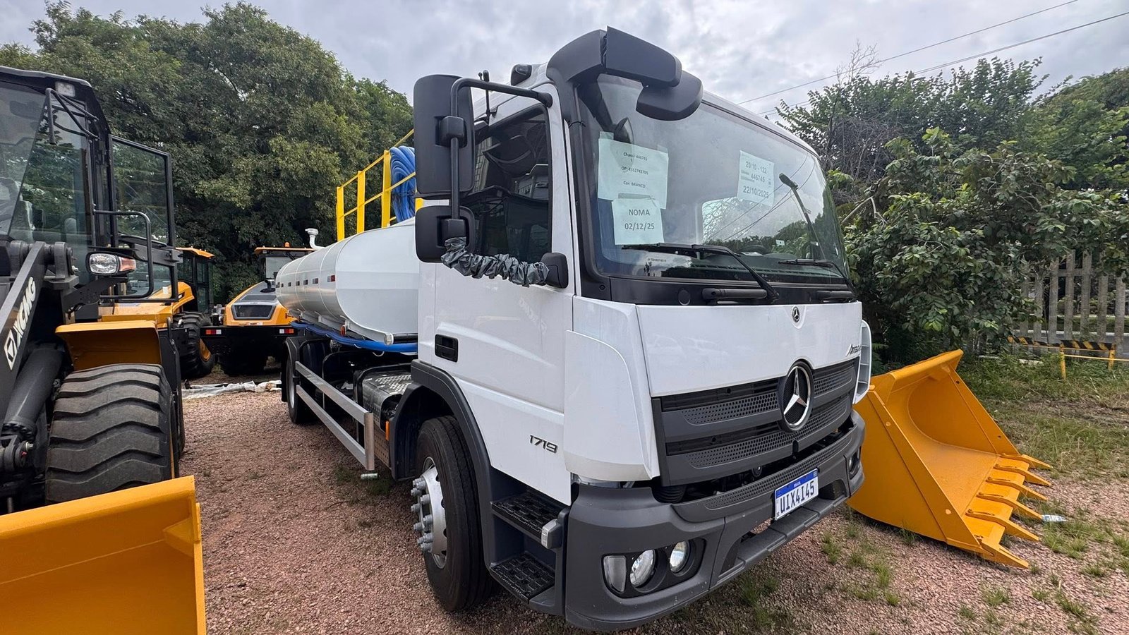 OS&Oacute;RIO RECEBE CAMINH&Atilde;O PIPA DO PROGRAMA PROMAQ