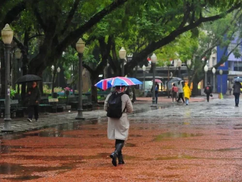 RS terá Quarta-feira de chuva com risco de pancadas localmente fortes