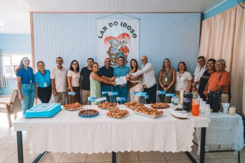 MOSTARDAS: Repasse da Corsan vai possibilitar melhorias na infraestrutura e aquisição de um gerador de energia elétrica para o Lar do Idoso Padre Simão