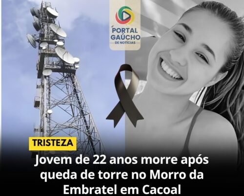  Jovem de 22 anos morre após queda de torre no Morro da Embratel em Cacoal