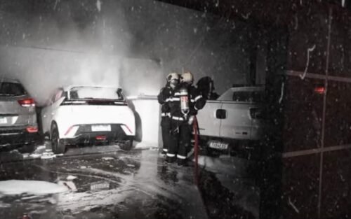 BYD Dolphin Mini pega fogo durante recarga da Bateria