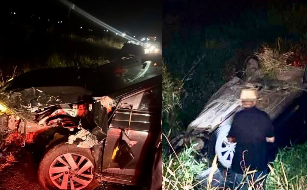 Acidente na Rota do Sol deixa Tr&ecirc;s Feridos em Terra de Areia
