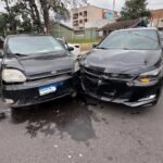 Colisão entre veículos causa transtornos no trânsito no Centro de Osório