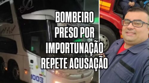 Preso por importunação sexual em ônibus, bombeiro é réu por caso semelhante ocorrido em 2021, diz Ministério Público