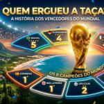Até hoje, apenas 8 seleções sentiram o gosto de erguer a taça da Copa do Mundo da FIFA.