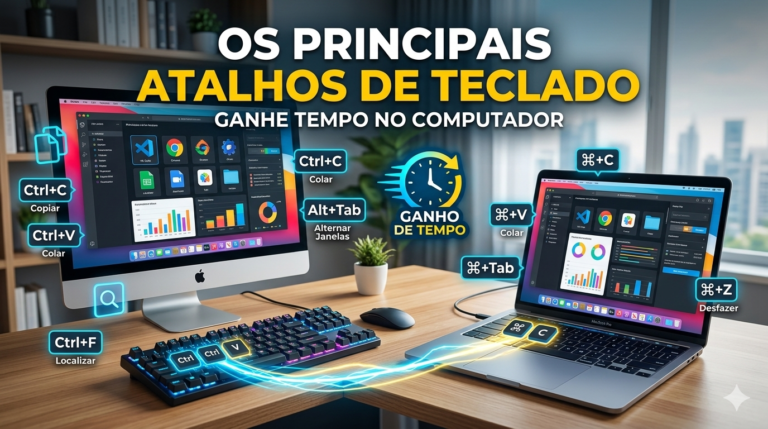 Dicas Essenciais: Conheça os Principais Atalhos de Teclado e Ganhe Tempo no Computador