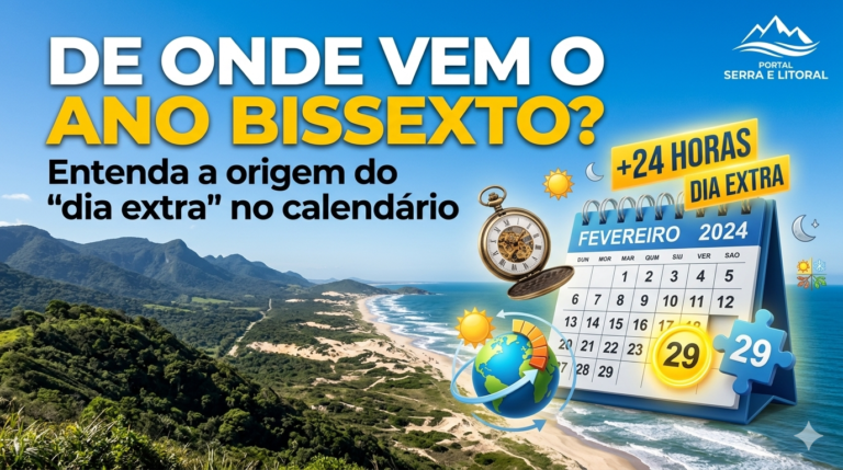De onde vem o Ano Bissexto? Entenda a origem do "dia extra" no calendário 1 De onde vem o Ano Bissexto? Entenda a origem do "dia extra" no calendário