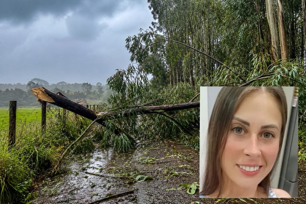 TEMPORAL RS: JOVEM MORRE ANTIGIDA POR EUCALIPTO EM ÁREA RURAL