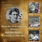 Primeiro de Maio: Neste dia, há 32 anos, nos deixava Ayrton Senna 