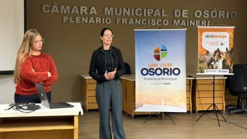 ABRIL LARANJA: DEPA REALIZA PALESTRAS SOBRE A CAUSA ANIMAL NAS ESCOLAS DE OSÓRIO
