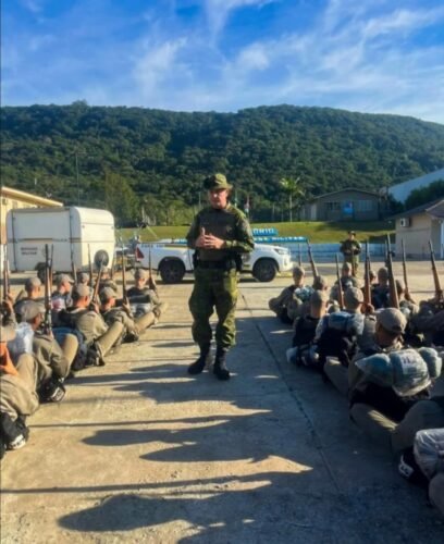 Brigada Militar de Osório apresenta o Comando de Polícia Ambiental, na semana zero dos futuros soldados da instituição