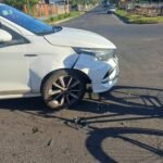 Colisão entre van e carro é registrada no bairro Porto Lacustre, em Osório