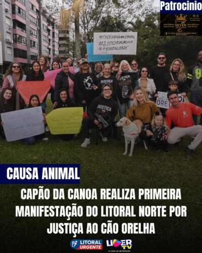 Capão da Canoa Realiza Primeira Manifestação do Litoral Norte por Justiça ao Cão Orelha 2 702090245 122217218132337363 7012185790614599522 n