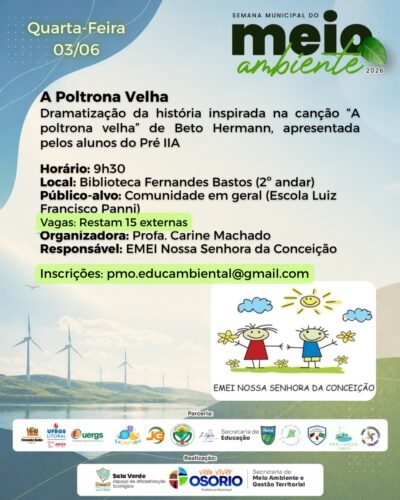 SEMANA DE MEIO AMBIENTE DE OSÓRIO VAI OFERECER PALESTRAS, OFICINAS E ATIVIDADES ESPECIAIS 27 706712111 1432717475563482 4548693312786157118 n