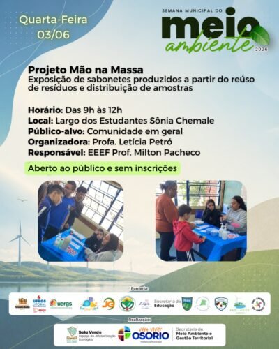 SEMANA DE MEIO AMBIENTE DE OSÓRIO VAI OFERECER PALESTRAS, OFICINAS E ATIVIDADES ESPECIAIS 33 707492083 1432717662230130 8391051821799852254 n
