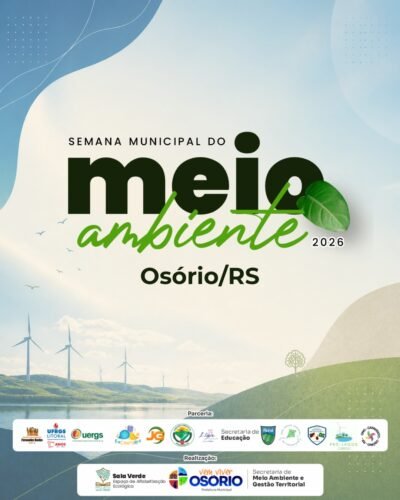 A Semana do Meio Ambiente de Osório vai oferecer palestras, oficinas e atividades especiais.