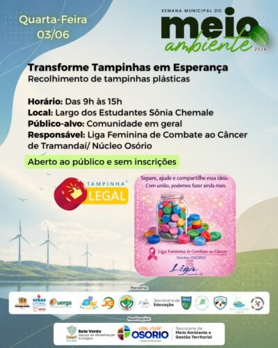 SEMANA DE MEIO AMBIENTE DE OSÓRIO VAI OFERECER PALESTRAS, OFICINAS E ATIVIDADES ESPECIAIS 31 707678462 1432717585563471 8036983933323787486 n