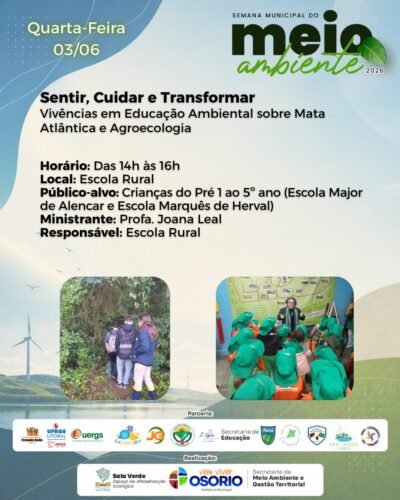 SEMANA DE MEIO AMBIENTE DE OSÓRIO VAI OFERECER PALESTRAS, OFICINAS E ATIVIDADES ESPECIAIS 29 708394413 1432717478896815 5583420169148053834 n