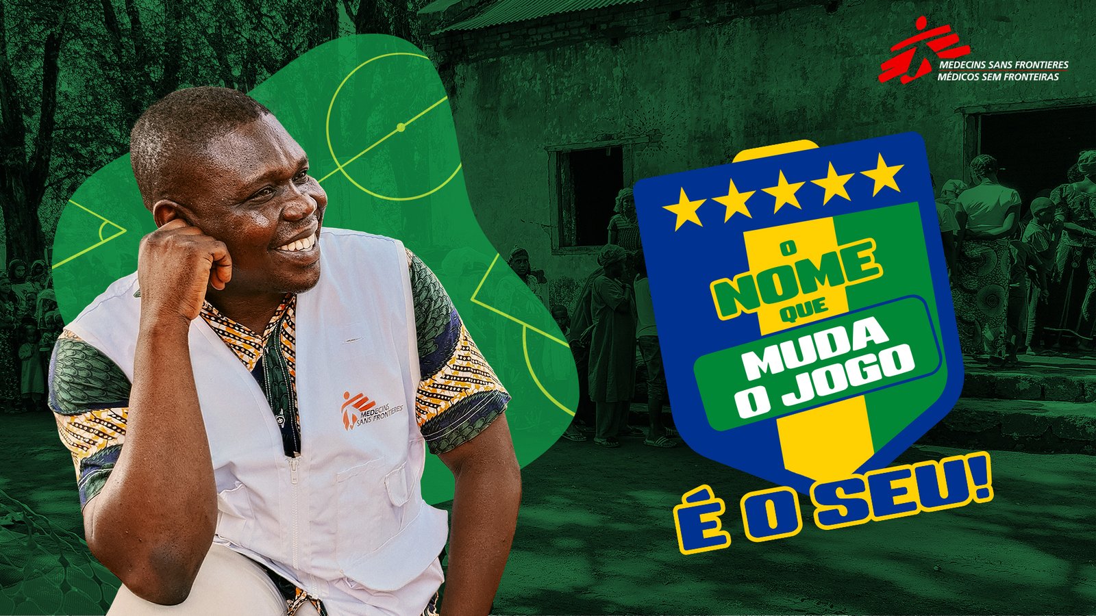 Um dos craques de MSF, Pelé vacinou mais de 20 mil crianças em situação de vulnerabilidade