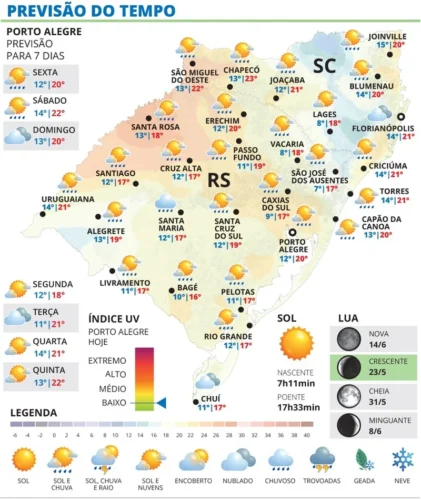 Chuva atinge a maior parte do RS nesta Sexta-feira 2 WhatsApp Image 2026 05 28 at 19 09 08