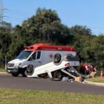 ATENÇÃO MOTORISTAS: Um acidente foi registrado no trevo de acesso entre a Estrada do Mar e a RS-407, em Xangri-Lá
