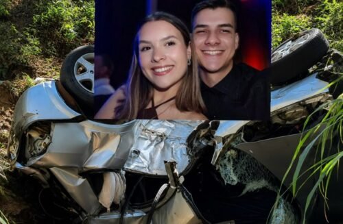 Jovem casal de noivos morre em grave acidente e comove cidade no Paraná 6 casal 1