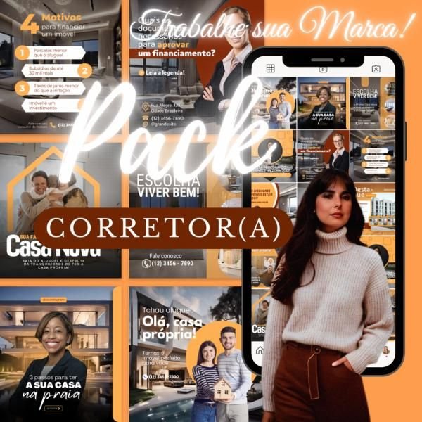 Canva Pack Corretor(a) de Imóveis