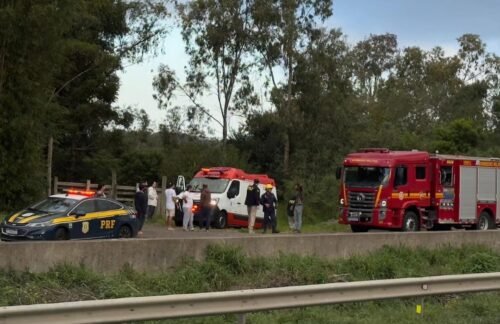 Motorista fica ferido após saída de pista de veículo na BR-101, em Osório 6 714949548 26771424549195919 8162822950561573460 n
