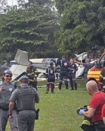 Queda de bimotor deixa dois mortos em Marília, interior de São Paulo 9 719902629 1673484214282600 2647268817137337631 n