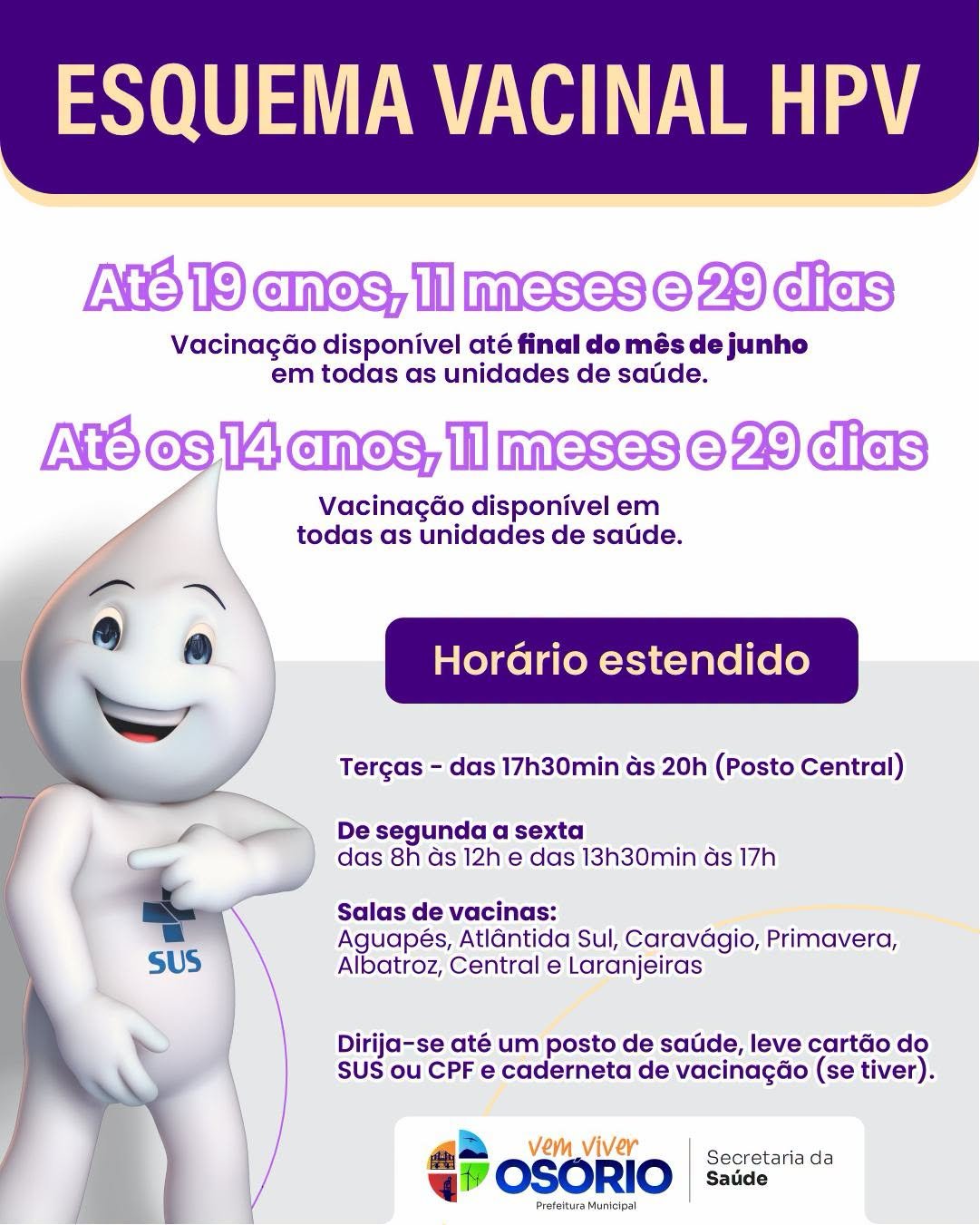 PREFEITURA DE OSÓRIO AMPLIA VACINAÇÃO CONTRA HPV E REFORÇA ATENDIMENTO COM HORÁRIO ESTENDIDO 4 725034418 1707531880164415 2274937178618827975 n