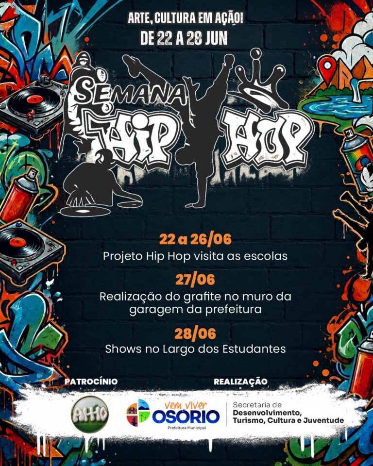 Show nacional do rapper Manofler, no próximo domingo, é um dos destaques da programação.