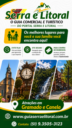 Guia Serra e Litoral o Guia Comercial e turístico do Portal Serra e Litoral