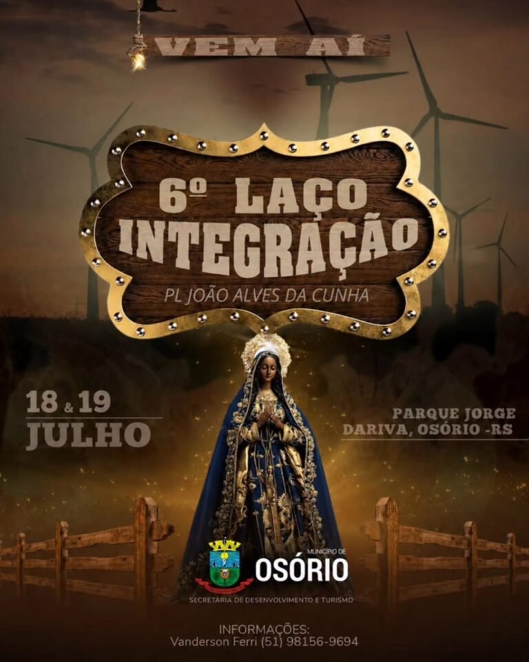 O Parque de Rodeios Jorge Dariva estará movimentado neste sábado e domingo, dias 18 e 19 de julho, em Osório.