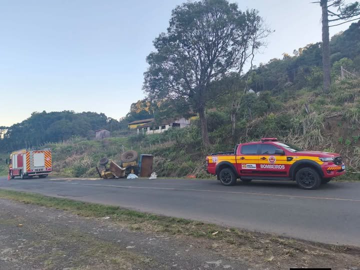 Um grave acidente de trabalho tirou a vida do agricultor Cerlito Mores, de 71 anos, na tarde deste sábado (18).