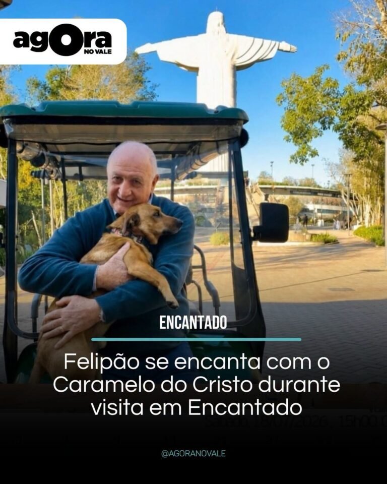 O técnico campeão do mundo com a Seleção Brasileira em 2002, o gaúcho Luiz Felipe Scolari, esteve neste sábado (25) no Complexo Cristo Protetor, em Encantado, acompanhado da esposa.
