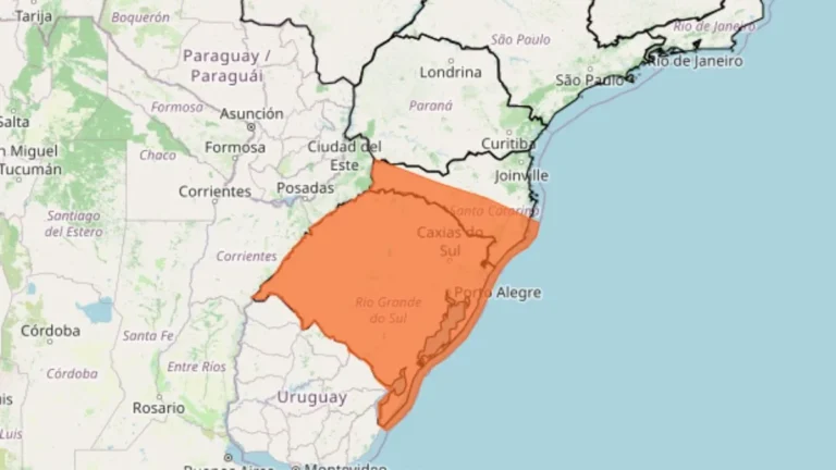 Frio congelante: Alerta do Inmet coloca quase 700 cidades em perigo no Sul do Brasil 2 Frio em SC e no RS 4