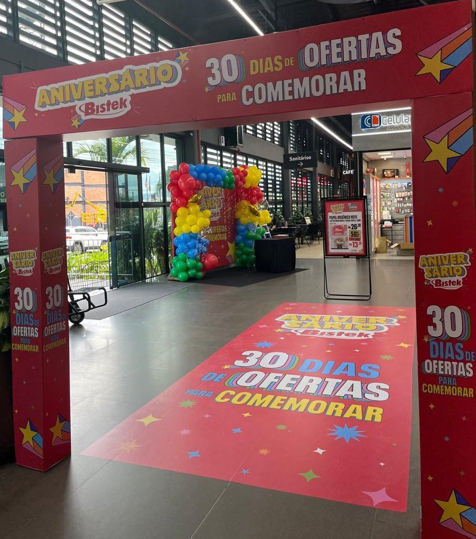 Bistek Supermercados completa 47 anos e lança campanha de Aniversário 1 753f52c8 f2d9 4105 9de7 2eb2cf37d0d8