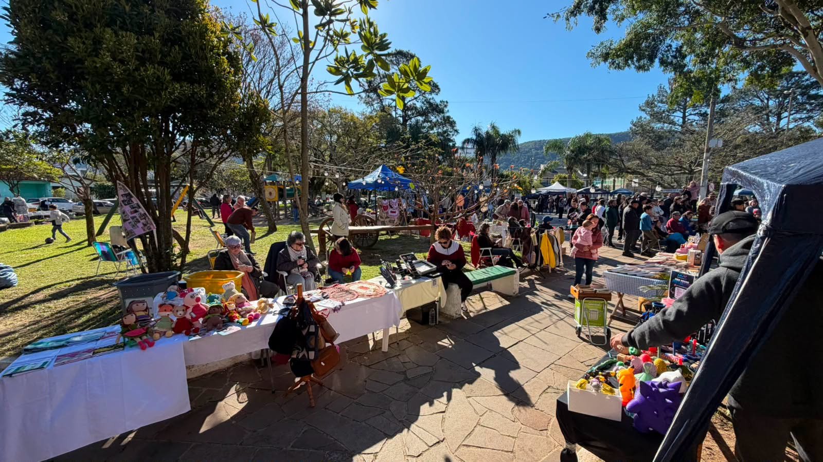 O tradicional Brique das Carretas, de Osório, reuniu um grande público na tarde deste último domingo (23/08), na praça das Carretas.