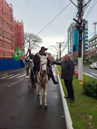 Um dos símbolos mais importantes que dá início à Semana Farroupilha já chegou em Osório.