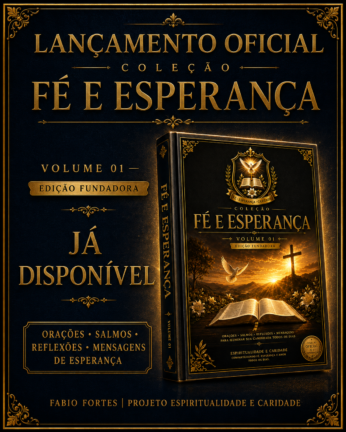 Coleção Fé e Esperança lança Volume 01 com orações, salmos e mensagens de esperança 2 ChatGPT Image 1 de ago. de 2026 21 14 32 2