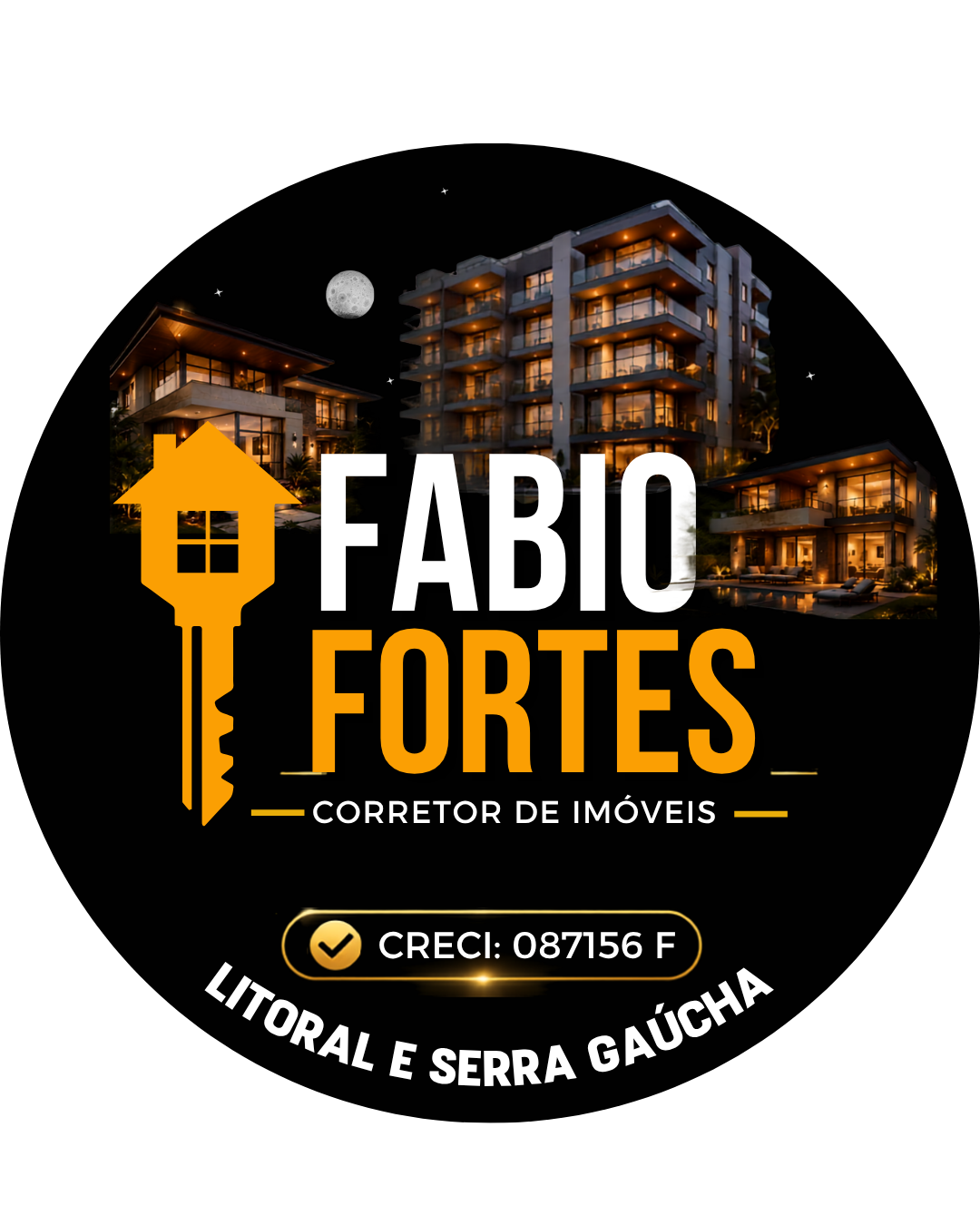 Logomarca de Fabio Fortes Corretor de Imóveis