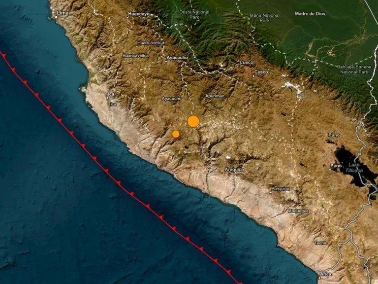 Peru informa três feridos após terremoto de magnitude 6,7 4 Tremor foi registrado no Sul do país, a uma profundidade de 99 quilômetros.