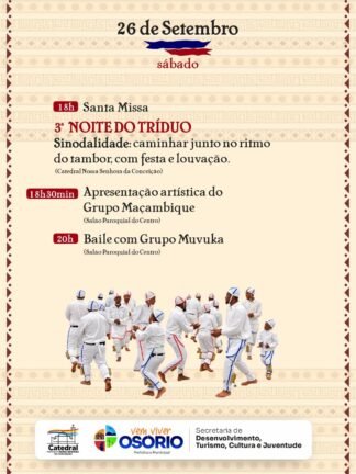 Festa em Louvor a Nossa Senhora do Rosário e Festa Maçambique iniciam nesta Quinta em Osório 5 4 1