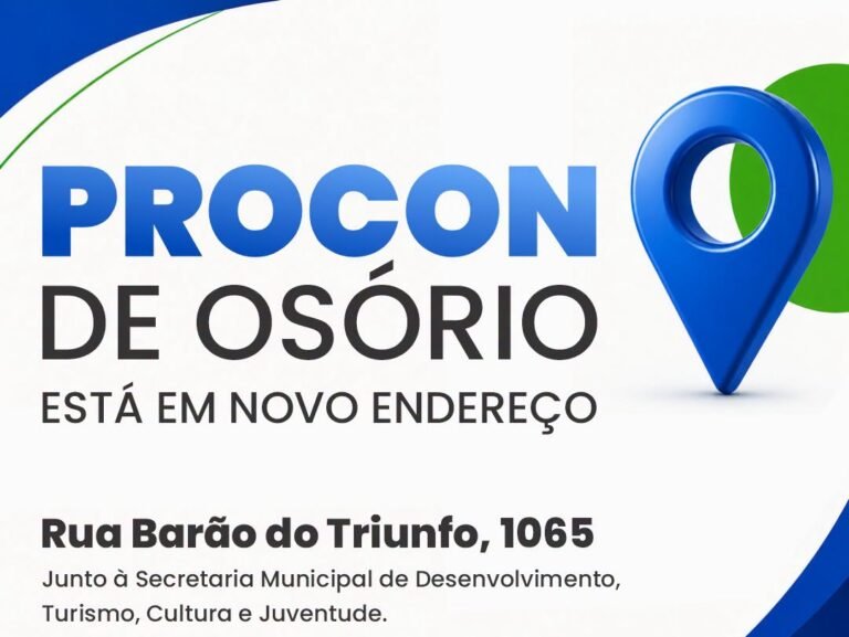 O horário de atendimento é de segunda a sexta-feira, das 8h às 12h e das 13h30min às 17h30min.