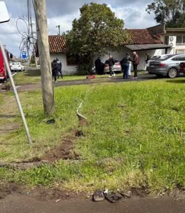 Motorista sai da pista e bate contra parede do antigo Doces Maquiné na BR-101, em Osório 3 799346819 1100310415987311 5240312979458383019 n