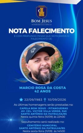Motociclista morre após sofrer acidente em Santo Antônio da Patrulha