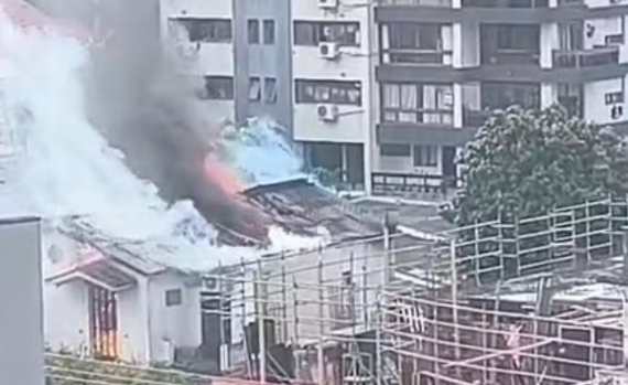 Incêndio destrói restaurante japonês de mais de 50 anos no bairro Moinhos de Vento, em Porto Alegre