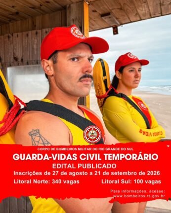 Abertas as inscrições para Guarda-Vidas Civis Temporários