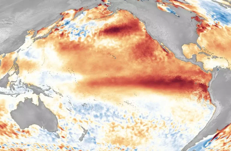 El Niño “muito forte”, com duração até fevereiro de 2027.